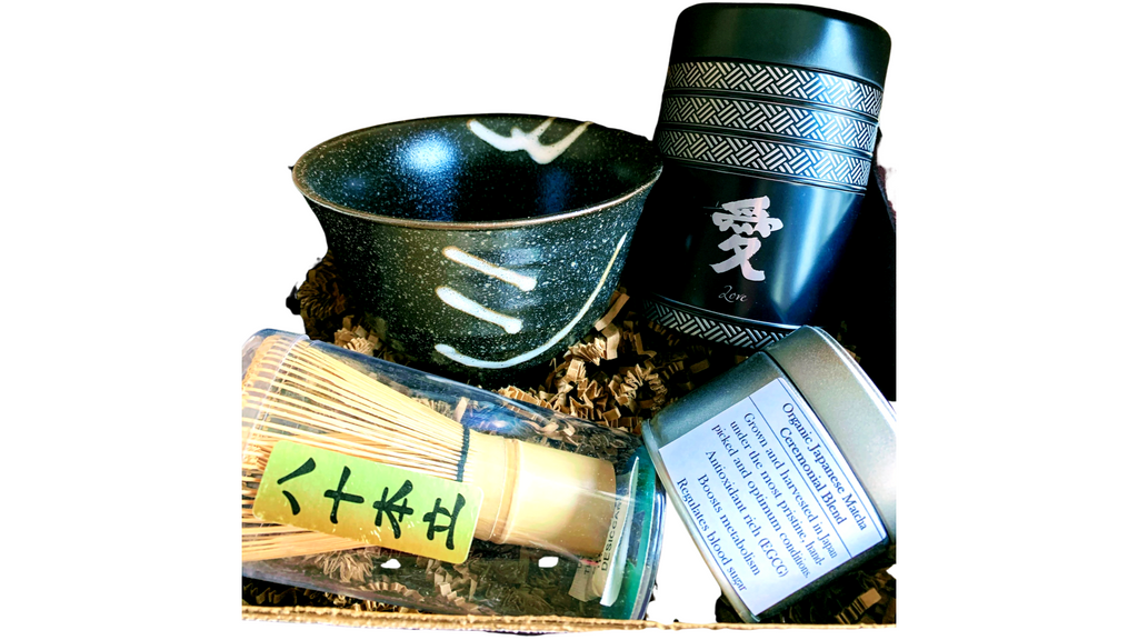 Matcha Tea Gift Box Set - Matcha Tea Ceremony Gift Set by MATCHA DNA (